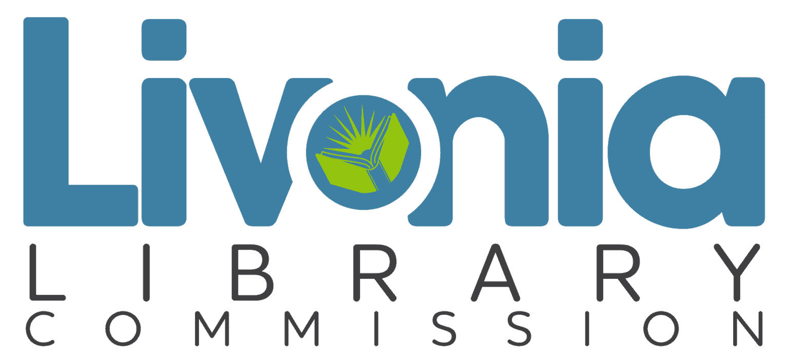Livonia Public Library| image: livonia-library-commission-logo