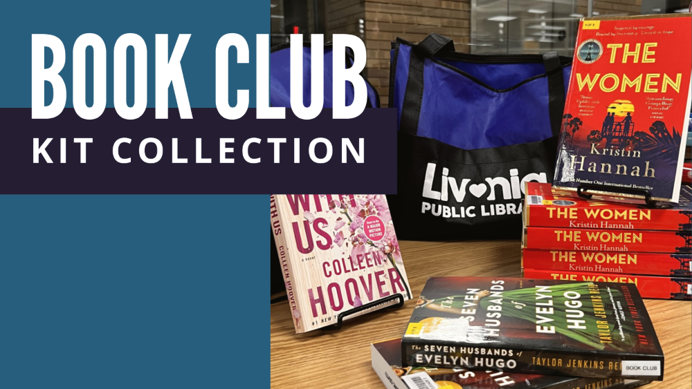 Livonia Public Library| image: book-club-kit-collection